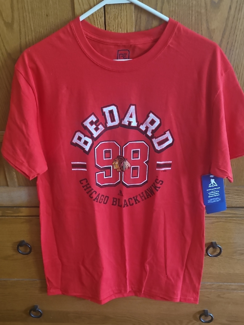 Chicago Blackhawks Bedard 98 Red Graphic Tee BOGO